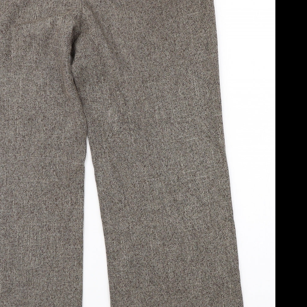 Mia Moda Womens Brown   Trousers  Size 16 L28 in