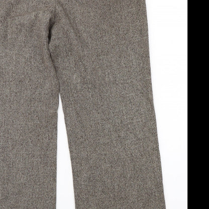 Mia Moda Womens Brown   Trousers  Size 16 L28 in