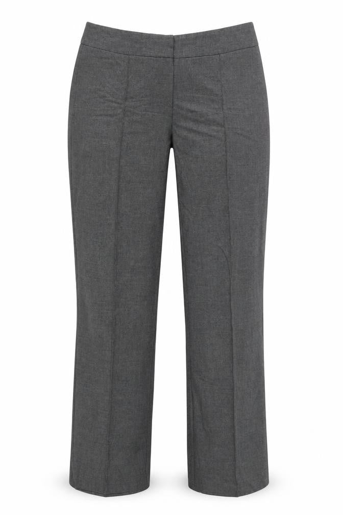 Womens UK Size 10 Linea Regular Fit Dress Pants Grey Trousers