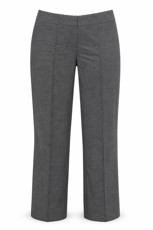 Womens UK Size 10 Linea Regular Fit Dress Pants Grey Trousers