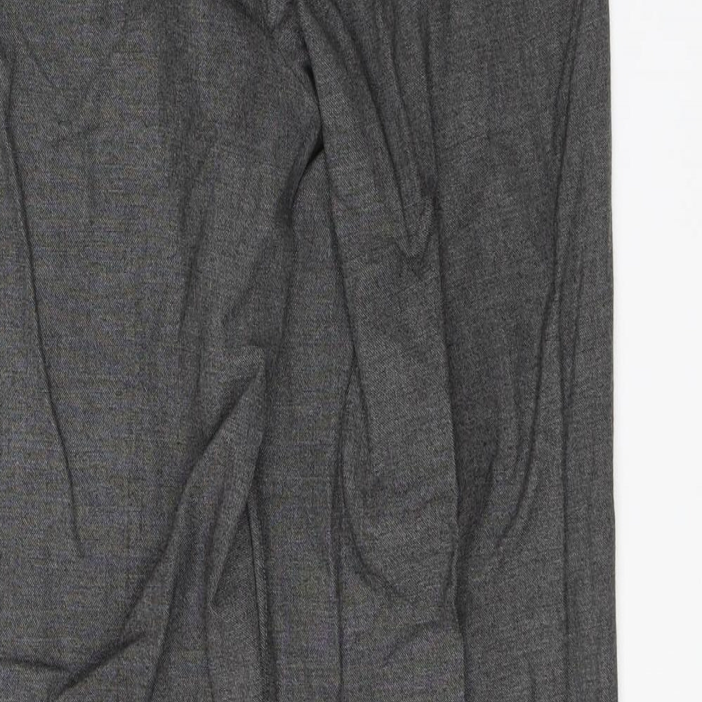 Womens UK Size 10 Linea Regular Fit Dress Pants Grey Trousers