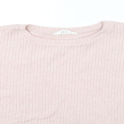 H&M Girls Pink   Pullover Jumper Size 11-12 Years