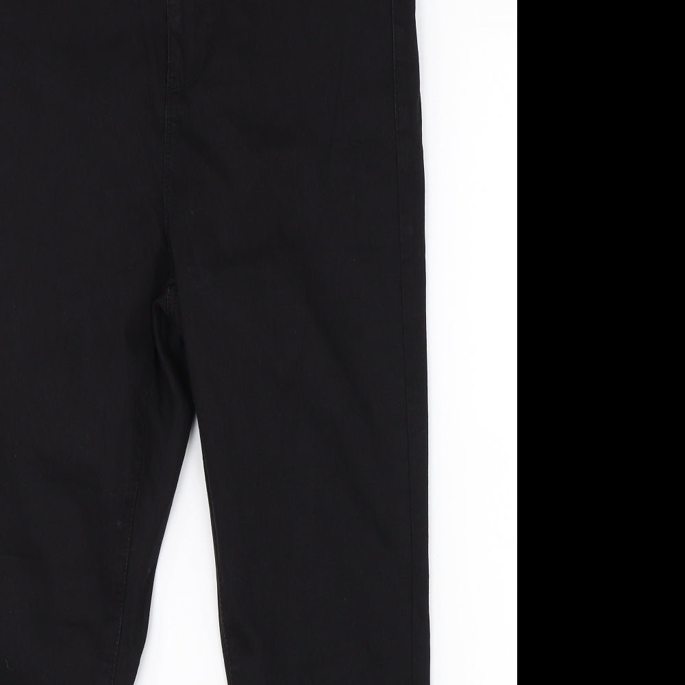 Denim Co  Womens Black  Denim Jegging Jeans Size 16 L25 in