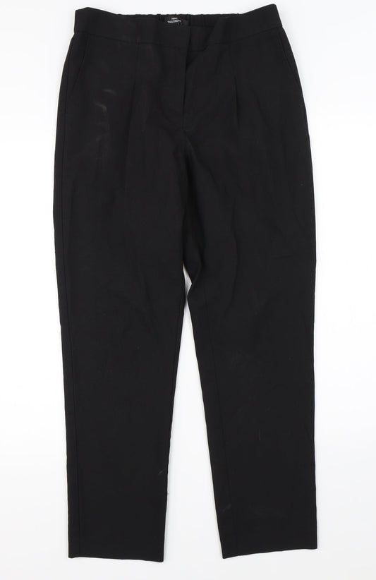 Womens UK Size 10 NEXT Regular Fit Dress Pants Black Trousers