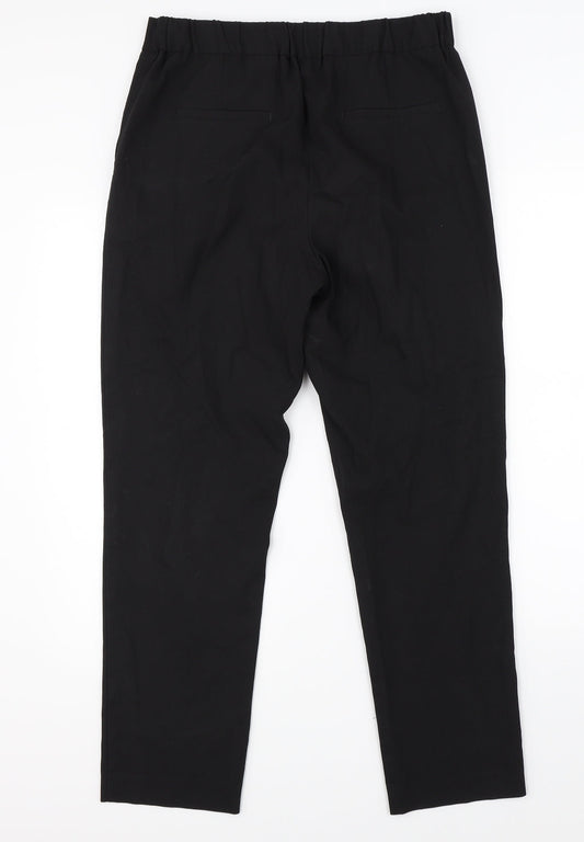 Womens UK Size 10 NEXT Regular Fit Dress Pants Black Trousers