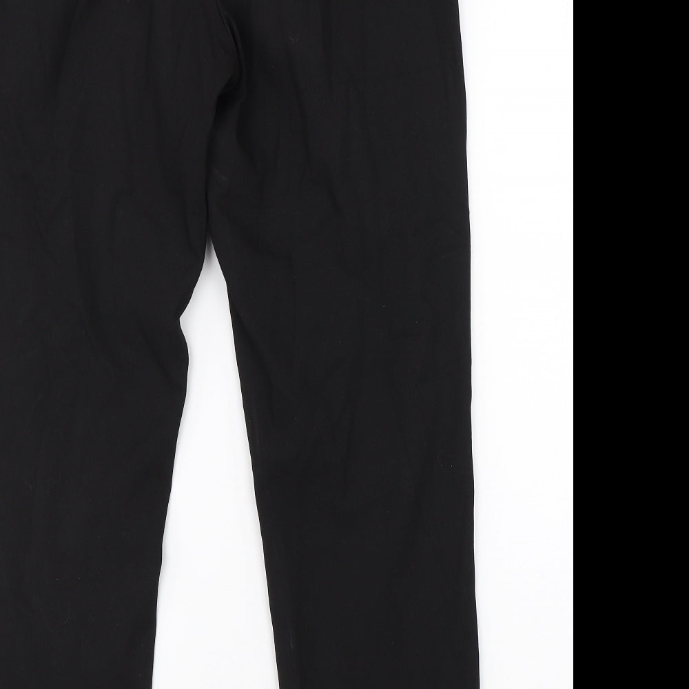 Womens UK Size 10 NEXT Regular Fit Dress Pants Black Trousers