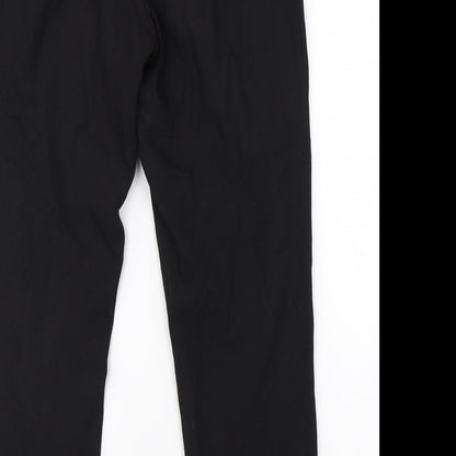 Womens UK Size 10 NEXT Regular Fit Dress Pants Black Trousers