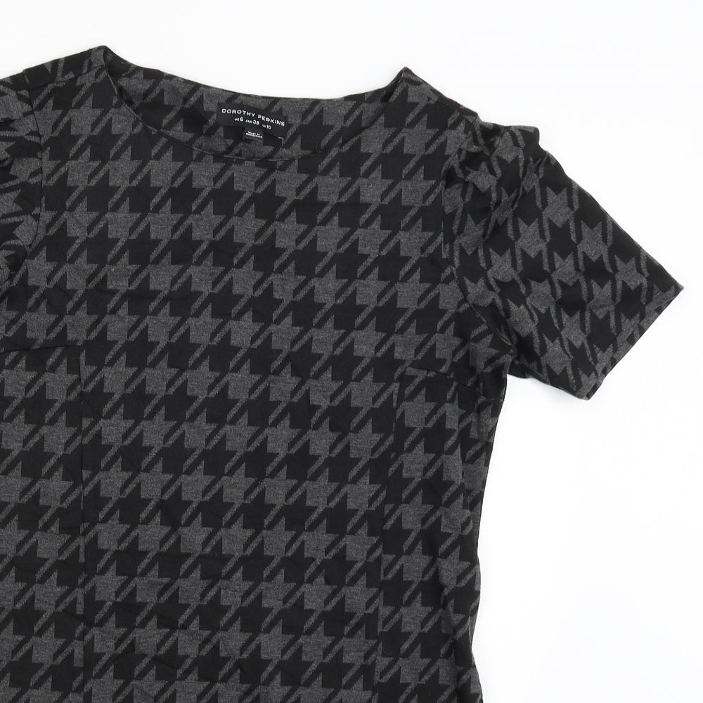 Dorothy Perkins Womens Grey   Jumper Dress  Size 10