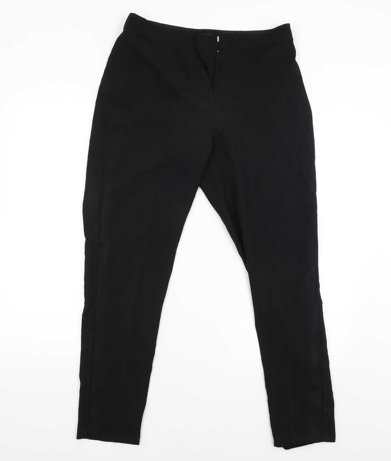 F&F Womens Black   Trousers  Size 10 L26 in