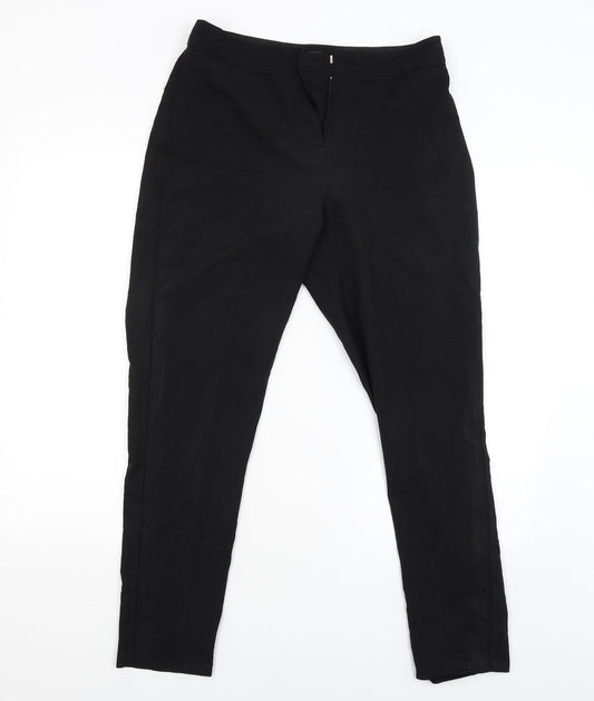 F&F Womens Black   Trousers  Size 10 L26 in