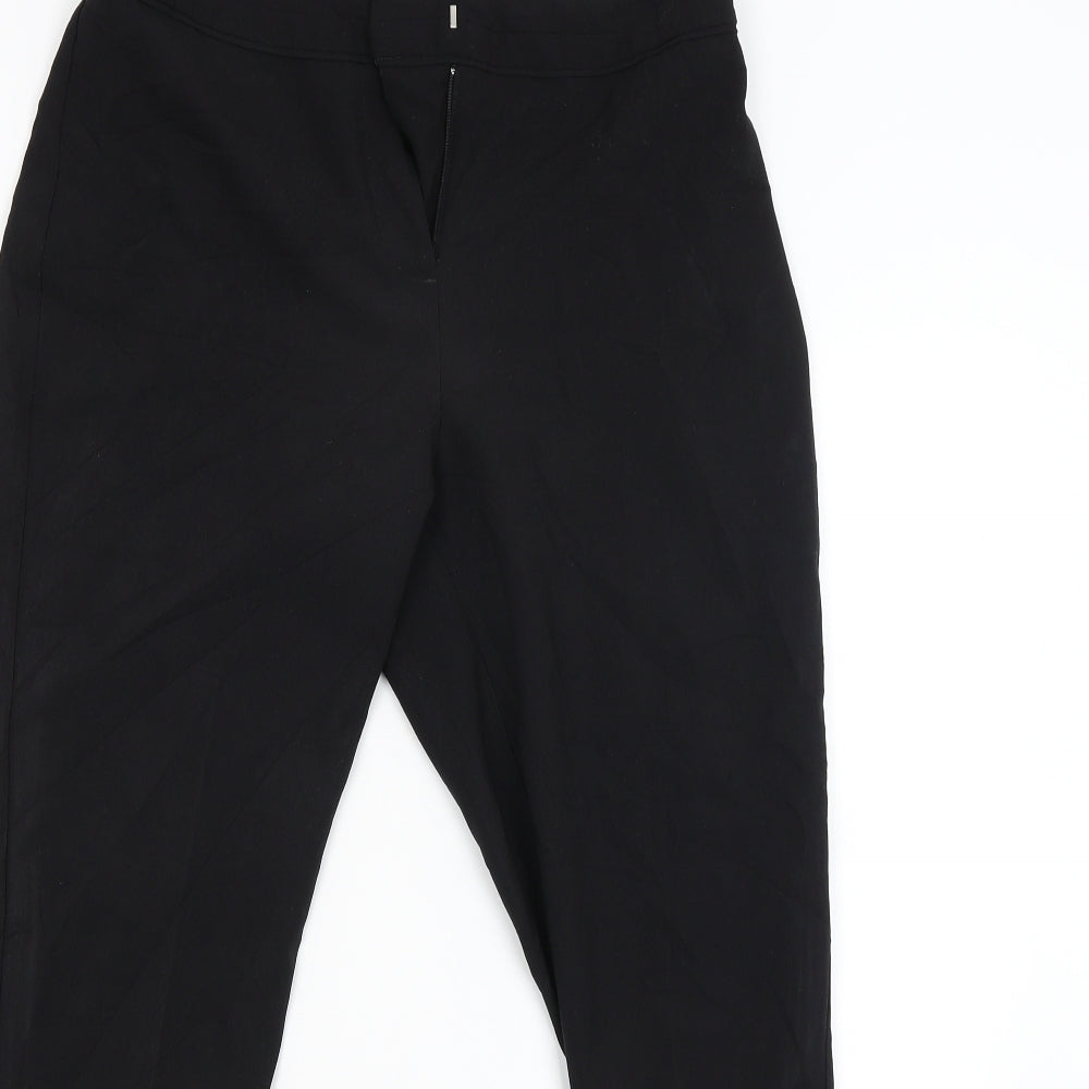 F&F Womens Black   Trousers  Size 10 L26 in