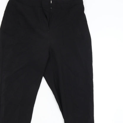 F&F Womens Black   Trousers  Size 10 L26 in