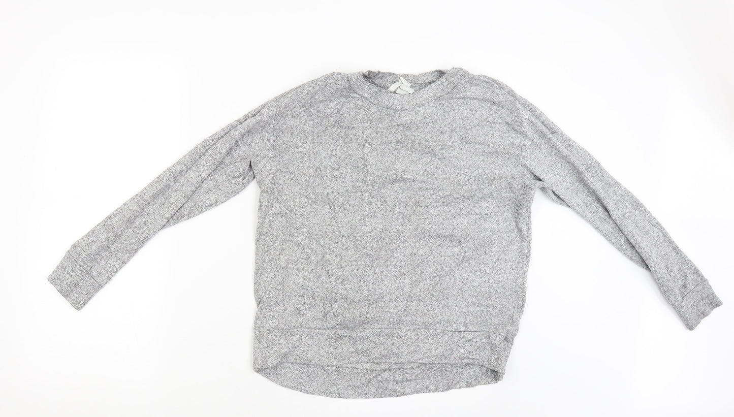 Womens UK Size XS H&M Grey Pullover Jumper