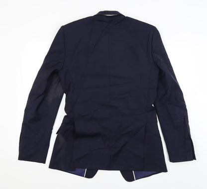 Autograph Mens Blue   Jacket Suit Jacket Size 34