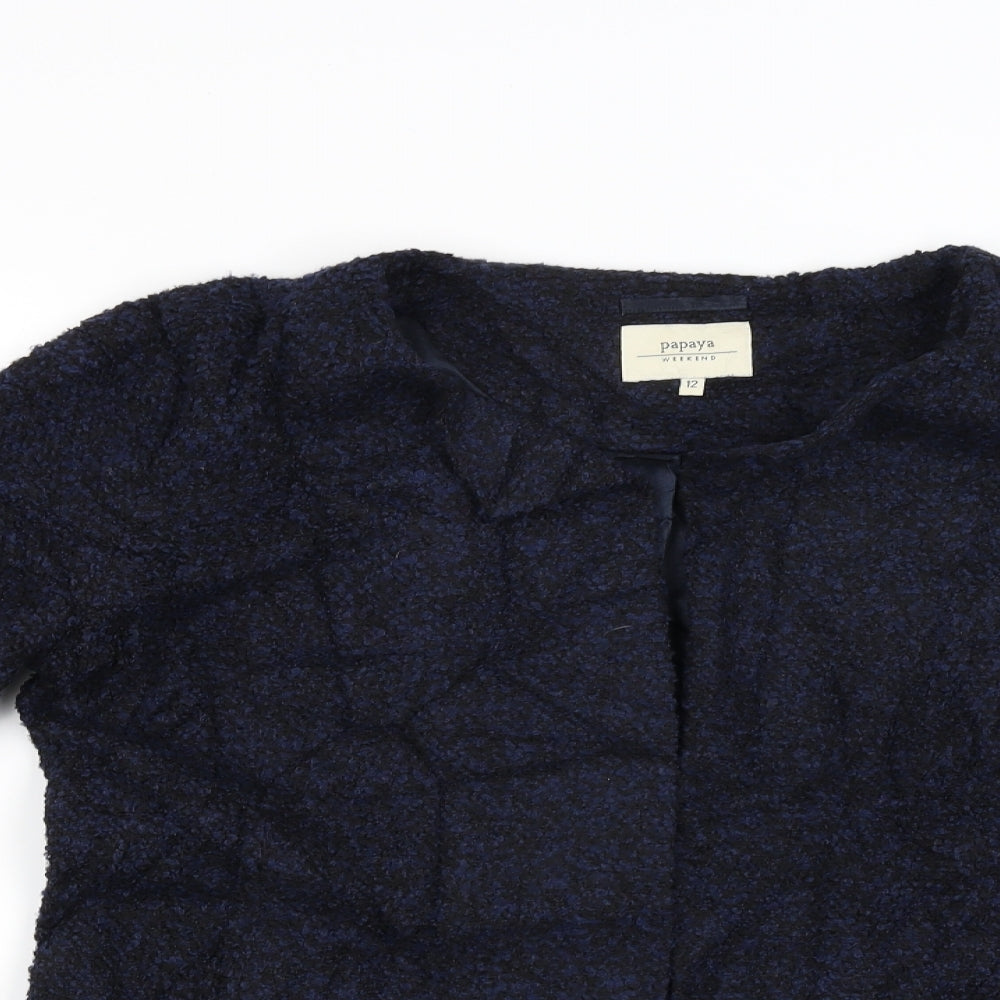 Womens UK Size 12 Papaya Blue Jacket