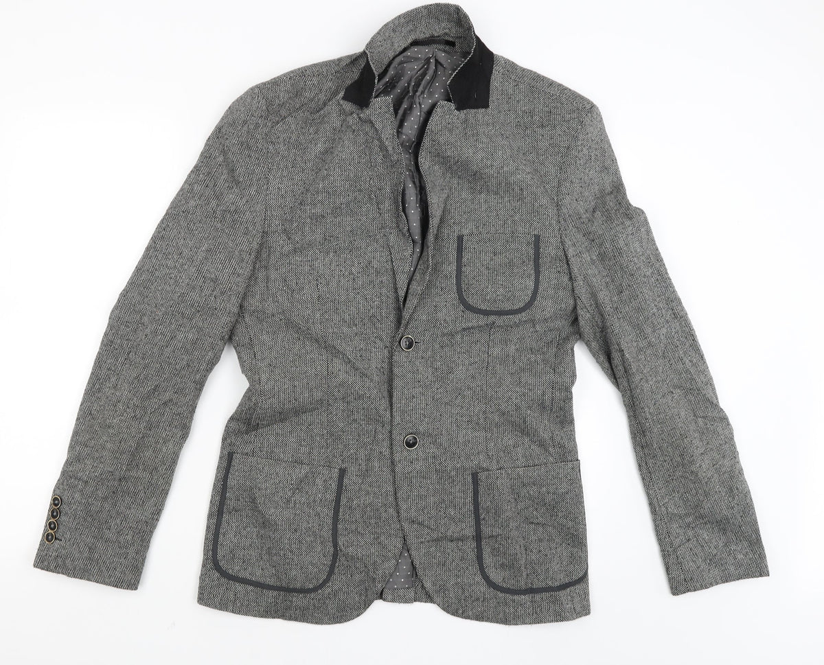 Twisted Soul Womens Grey   Jacket  Size 36