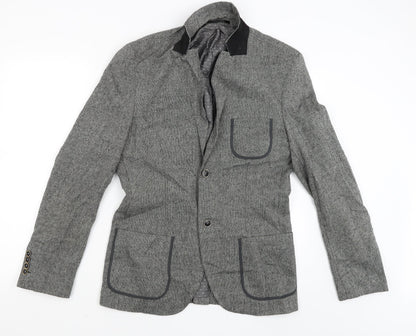 Twisted Soul Womens Grey   Jacket  Size 36