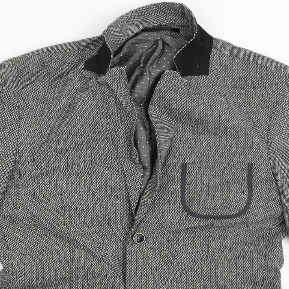 Twisted Soul Womens Grey   Jacket  Size 36