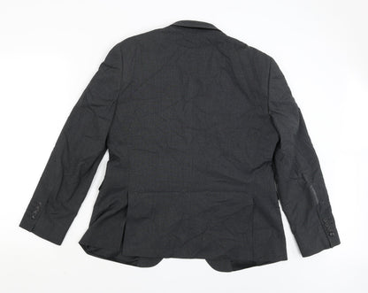 Mens UK Size 42 Burton Regular Grey Suit Jacket