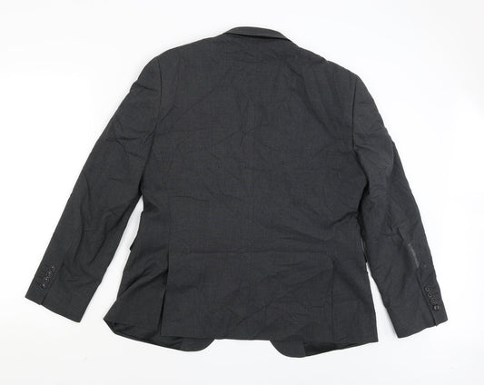 Mens UK Size 42 Burton Regular Grey Suit Jacket