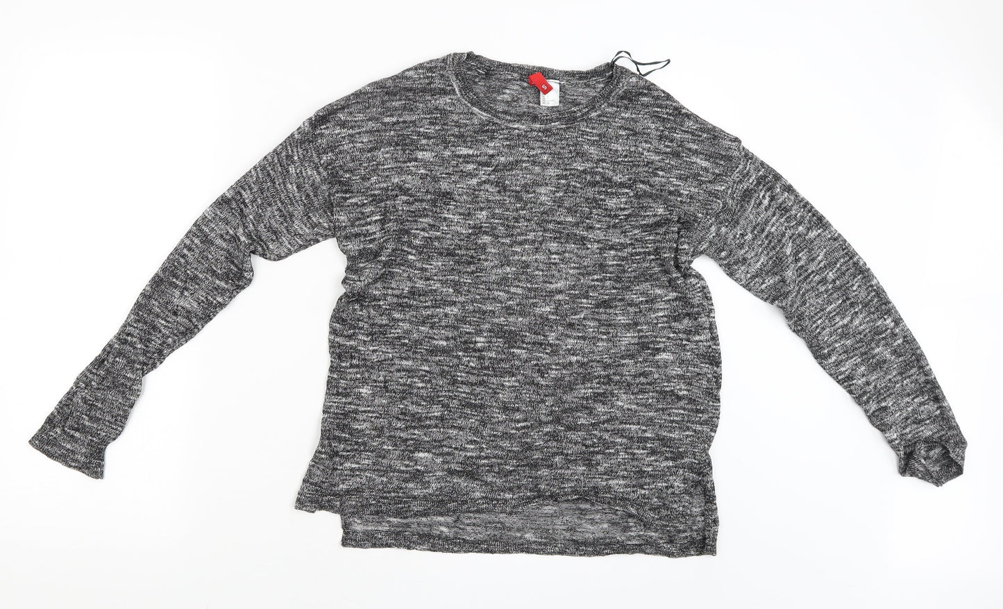 Womens UK Size S Divided Grey Pullover Jumper