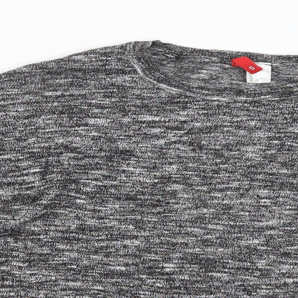 Womens UK Size S Divided Grey Pullover Jumper
