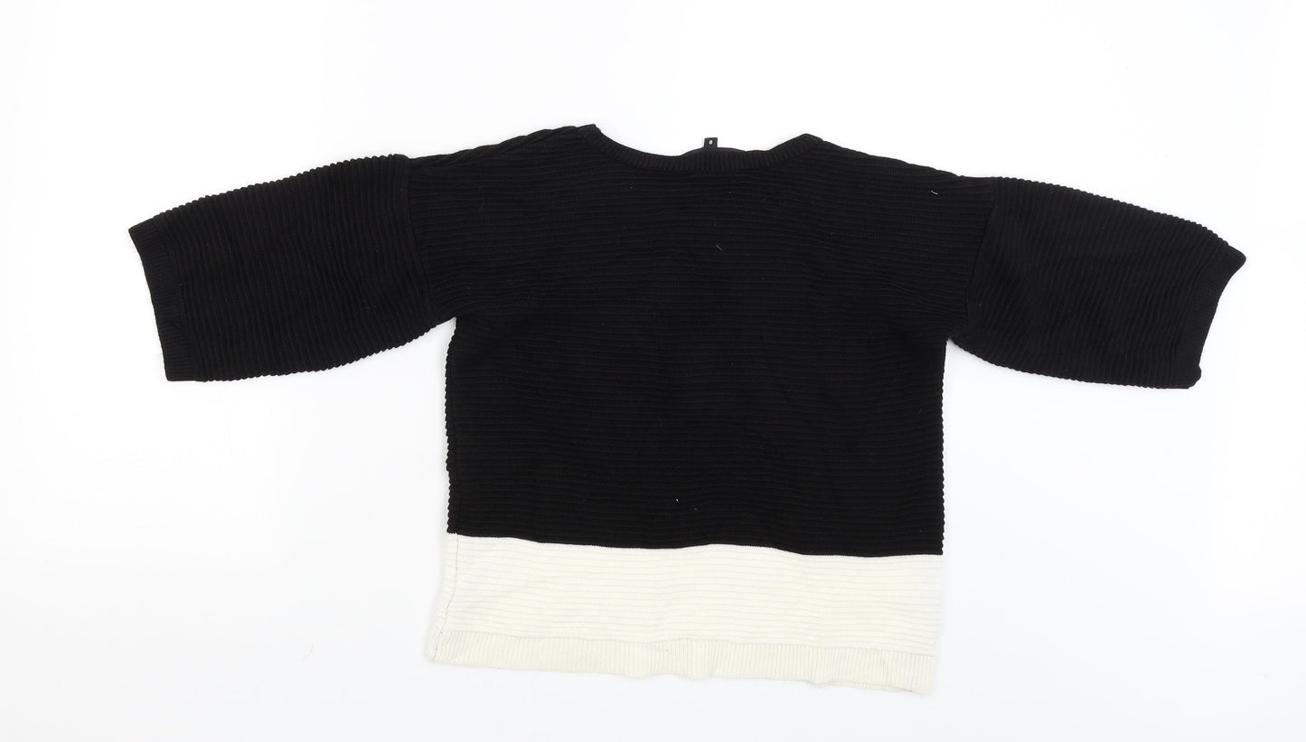 Womens UK Size 8 New Look Black Pullover Jumper
