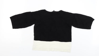 Womens UK Size 8 New Look Black Pullover Jumper