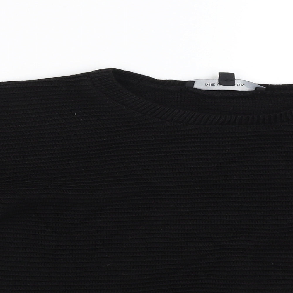 Womens UK Size 8 New Look Black Pullover Jumper