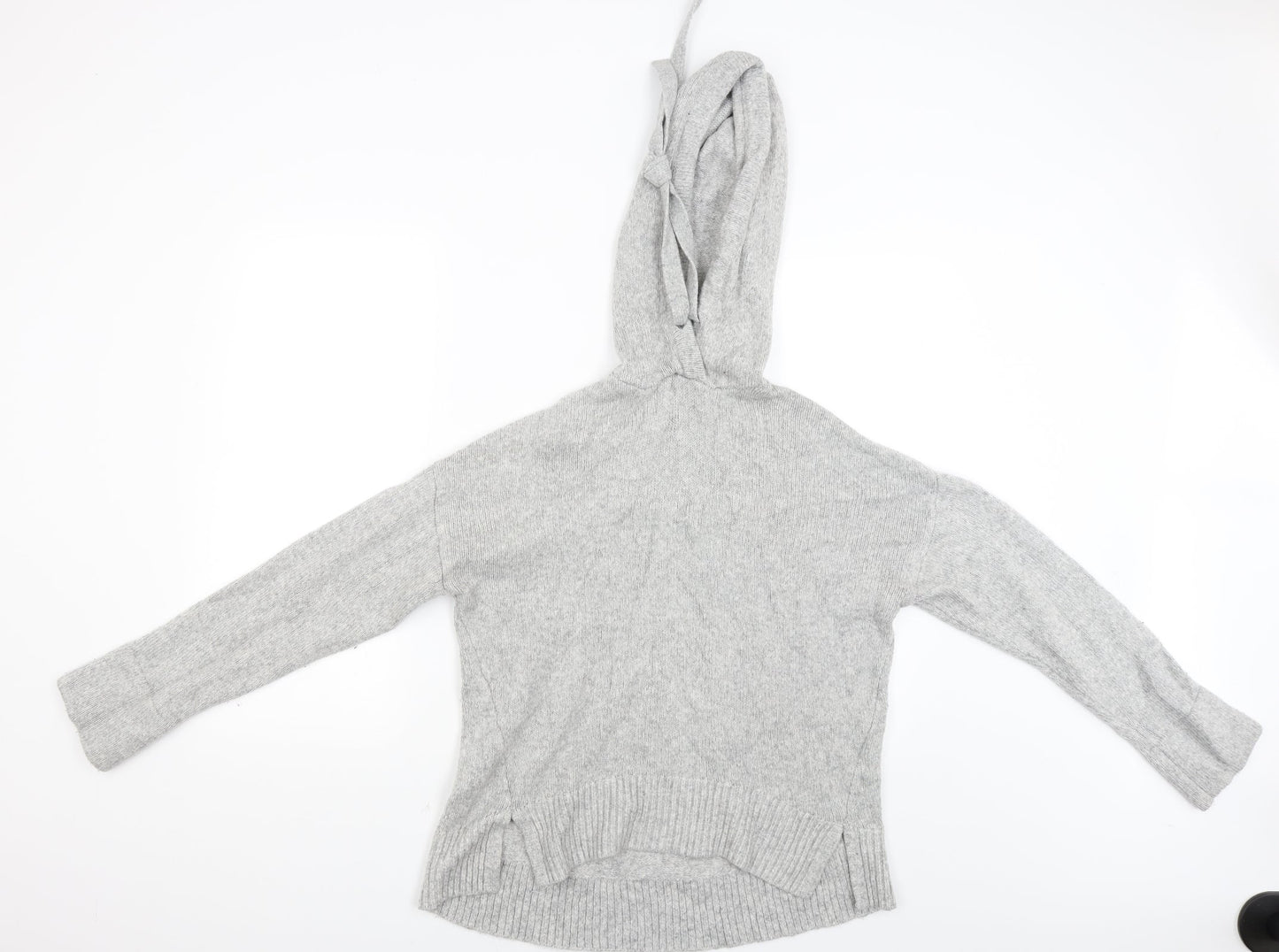 H&M Womens Grey   Pullover Hoodie Size XS