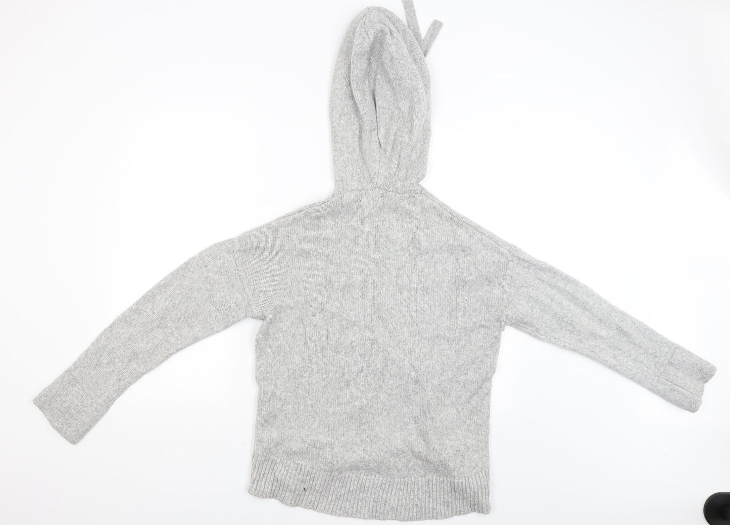 H&M Womens Grey   Pullover Hoodie Size XS