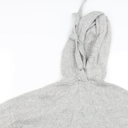 H&M Womens Grey   Pullover Hoodie Size XS