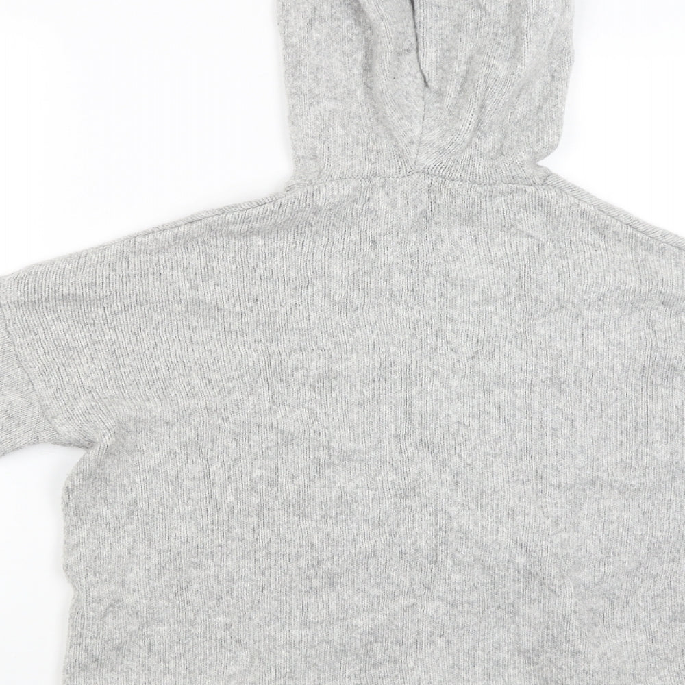 H&M Womens Grey   Pullover Hoodie Size XS