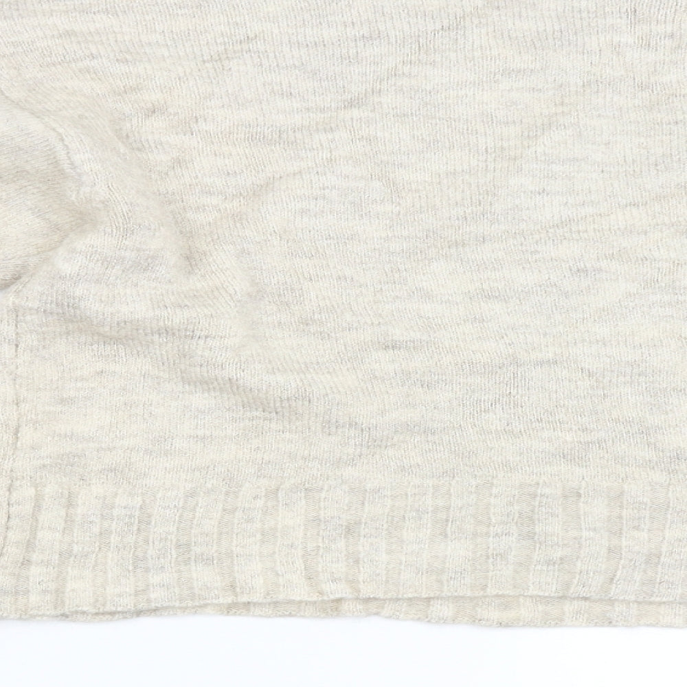 Womens UK Size M New Look Beige Pullover Jumper