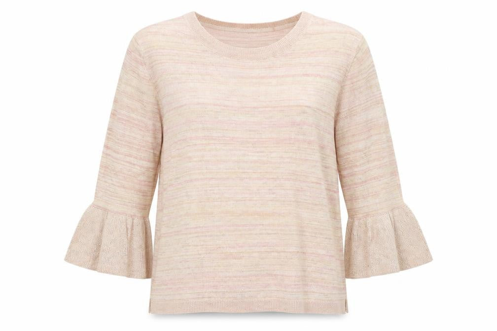Womens UK Size 16 Per Una Pink Basic Blouse