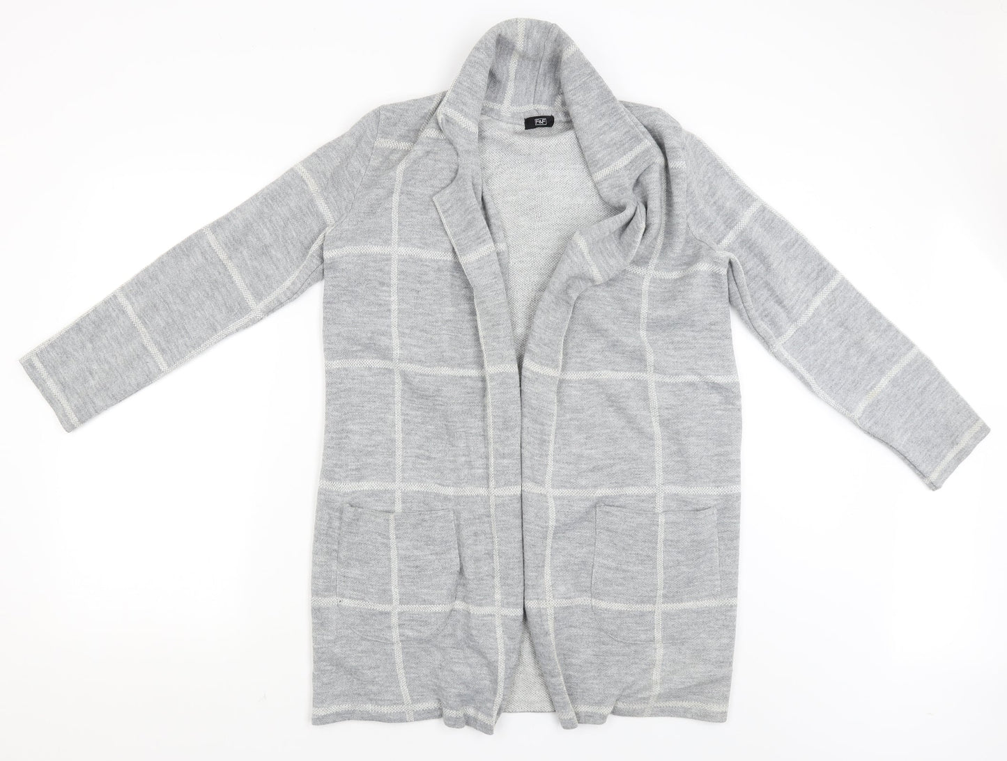 F&F Womens Grey   Jacket  Size 8