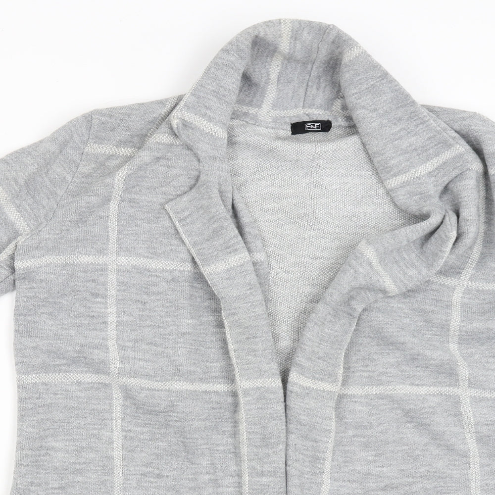 F&F Womens Grey   Jacket  Size 8
