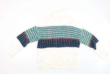 Womens UK Size 8 ASOS Multicoloured Pullover Jumper