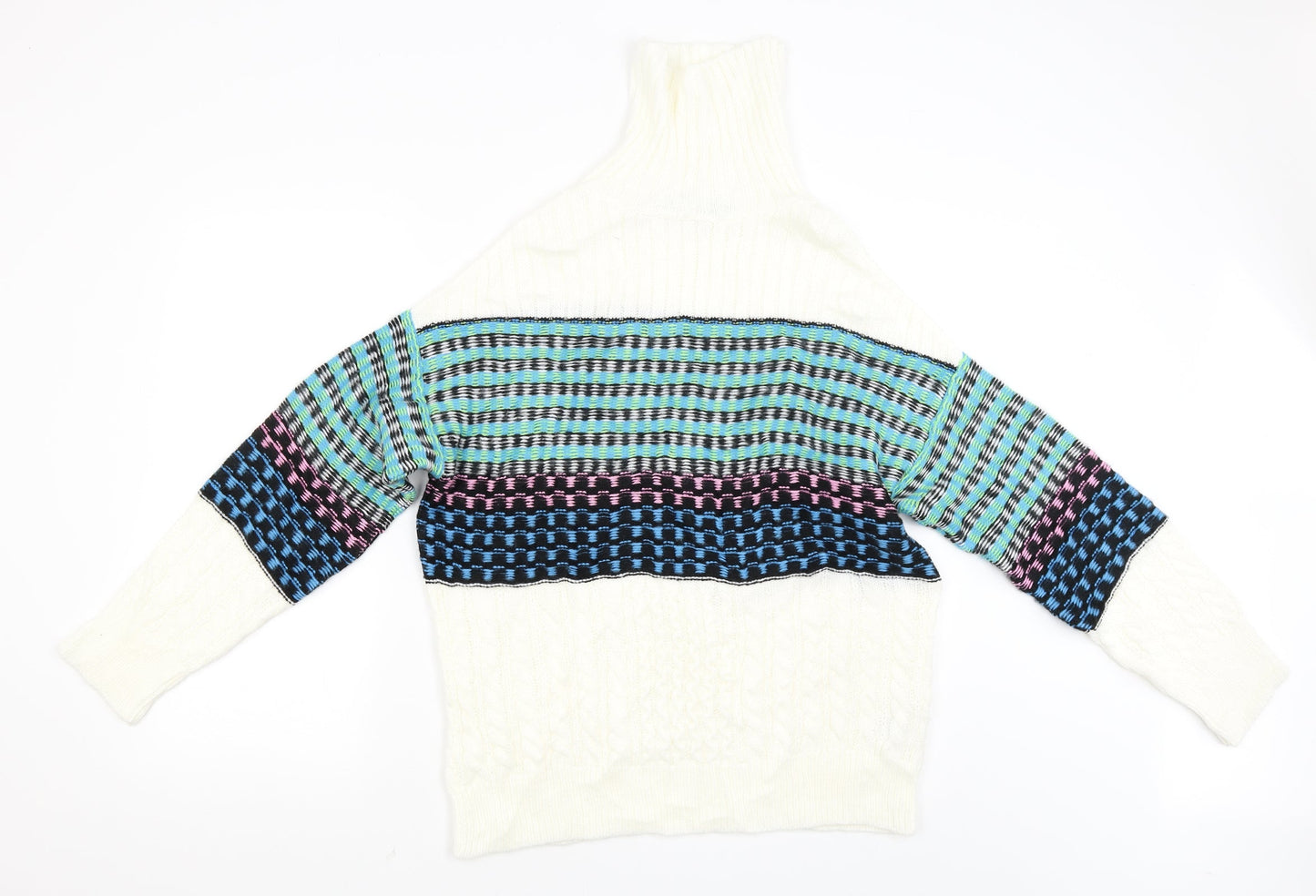 Womens UK Size 8 ASOS Multicoloured Pullover Jumper