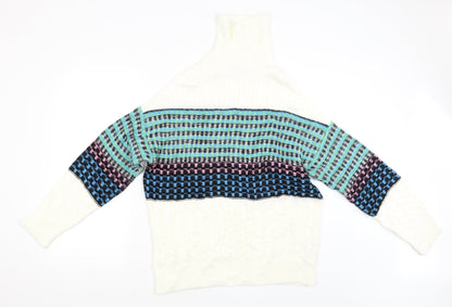 Womens UK Size 8 ASOS Multicoloured Pullover Jumper
