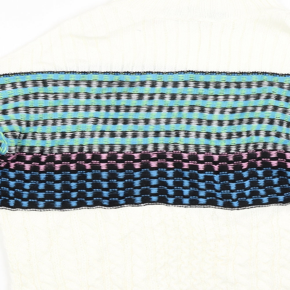 Womens UK Size 8 ASOS Multicoloured Pullover Jumper