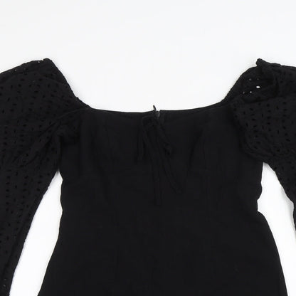 Boohoo Womens Black   Shift  Size 10