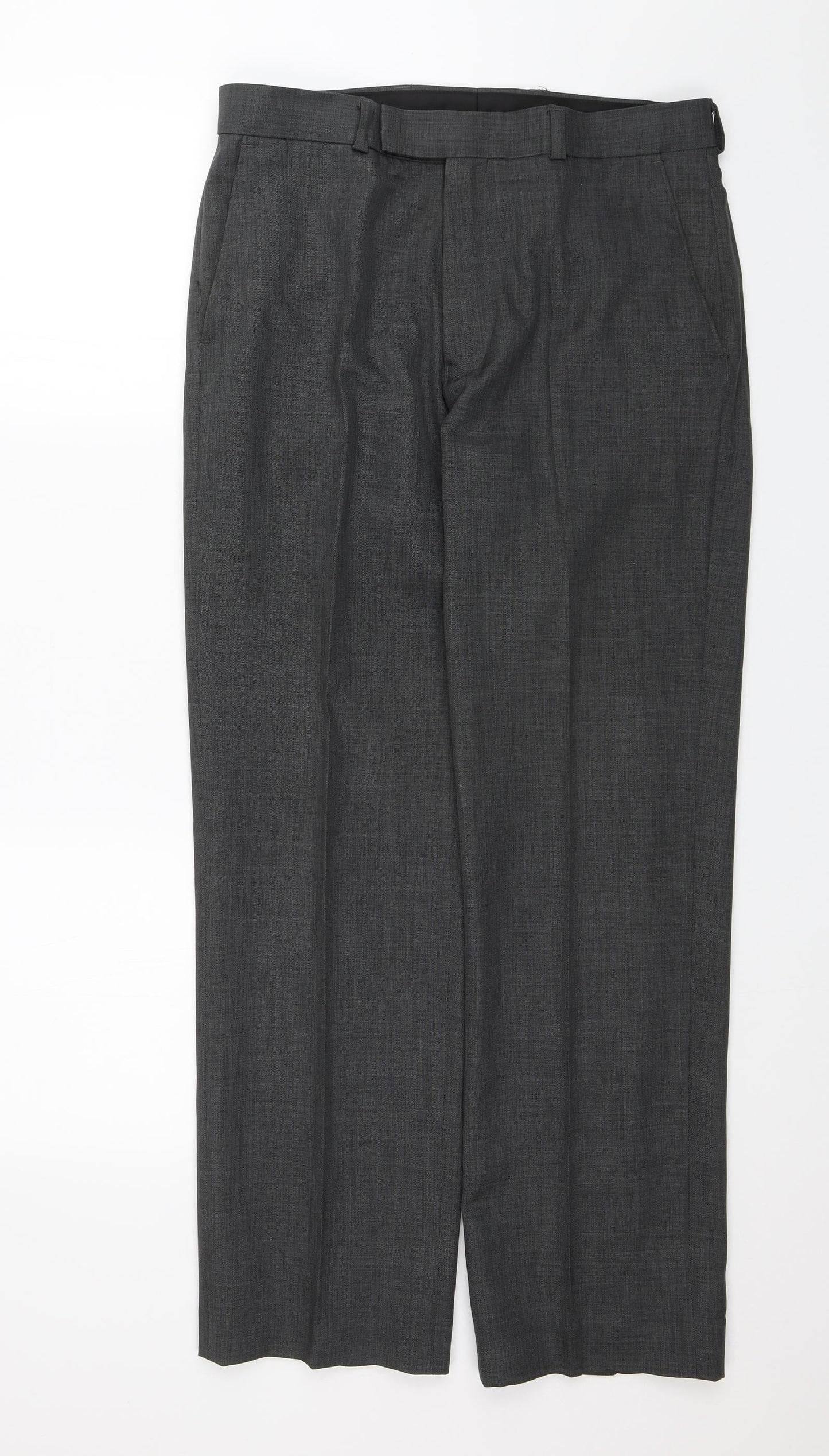 George Mens Black   Dress Pants Trousers Size 32 in L28 in
