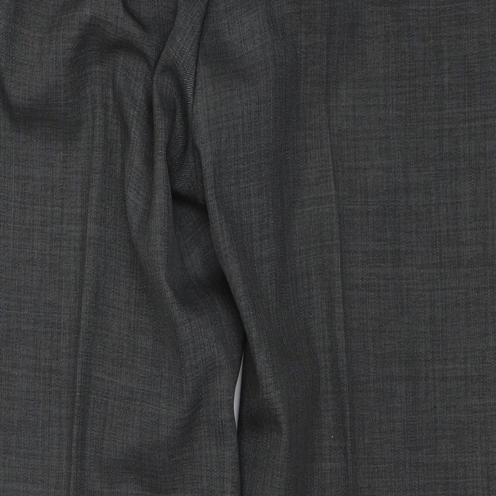 George Mens Black   Dress Pants Trousers Size 32 in L28 in