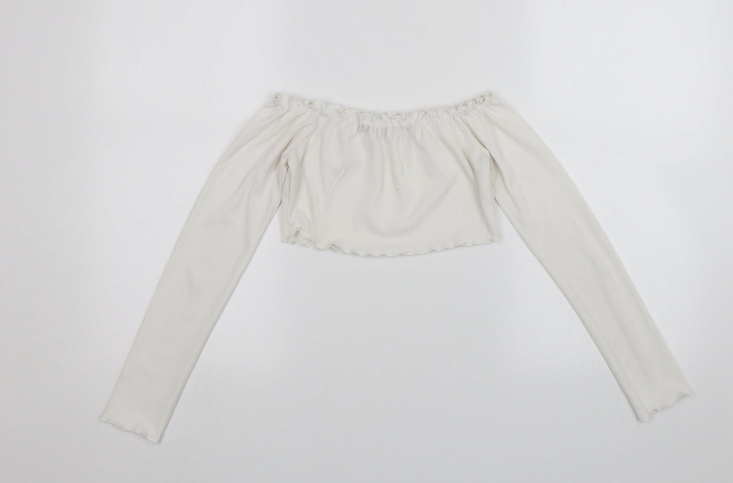 Womens UK Size 6 LOTD White Basic Blouse