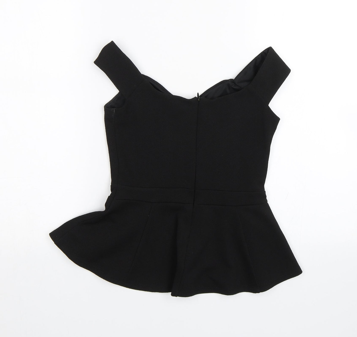 Miss Selfridge Womens Black   Basic Blouse Size 6