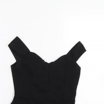 Miss Selfridge Womens Black   Basic Blouse Size 6