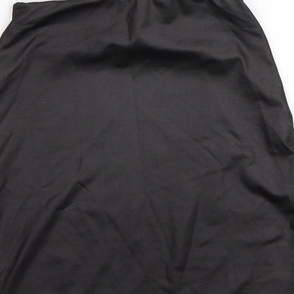 PRETTYLITTLETHING Womens Black   Mini Skirt Size 4