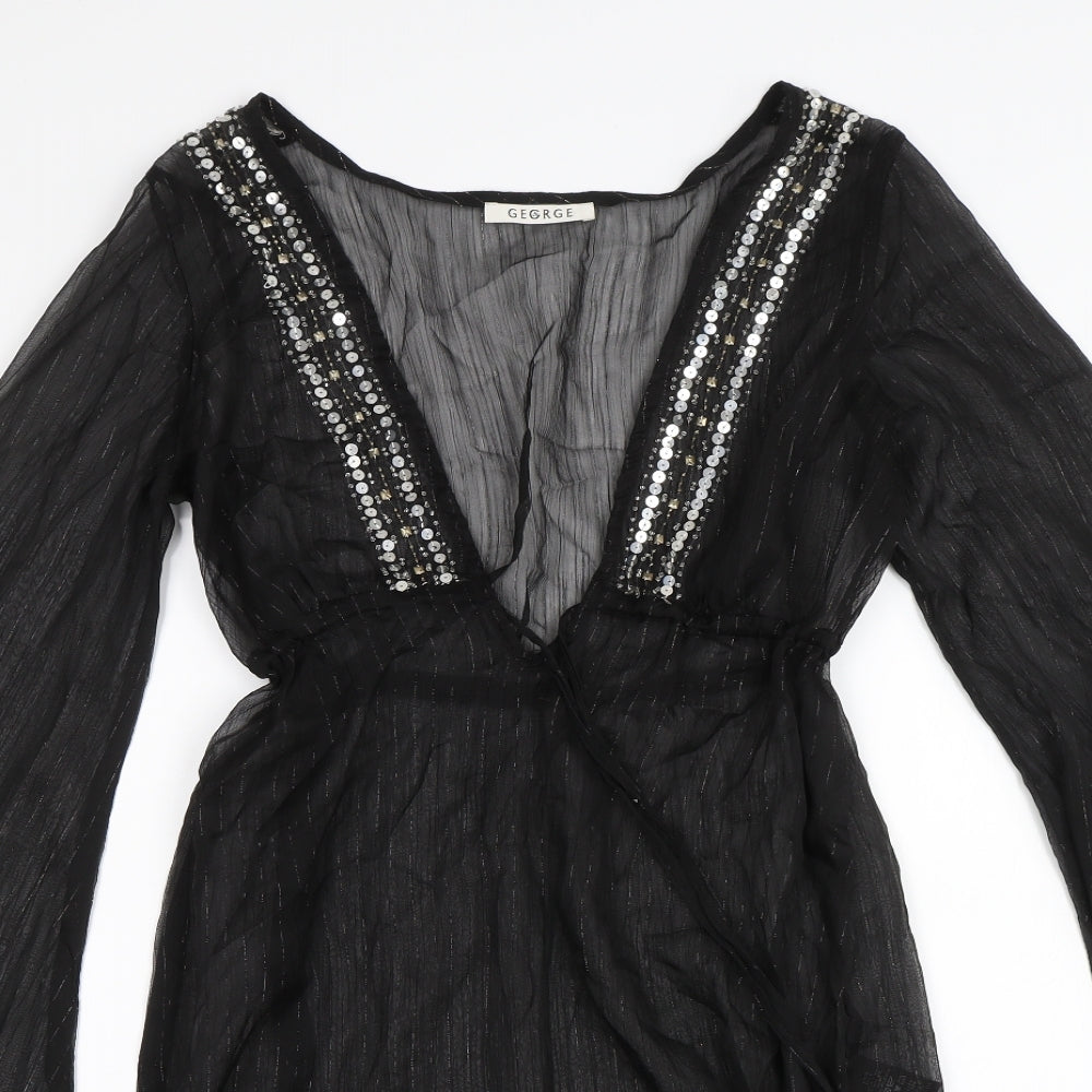 George Womens Black   Shift  Size S