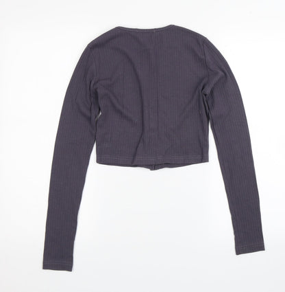 Womens UK Size 6 Missguided Purple Basic Blouse